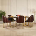 Modern Marble 6 Seater Dining Set - photo