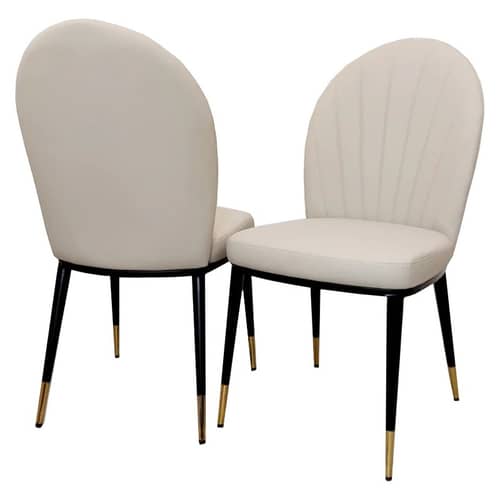 Elise Marble Top Dining Set With 4 Chair