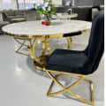 Boston Marble Dining Table & Chairs (2 Seater) - front_view