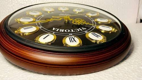 Kirby Roman Number Wooden Wall Clock