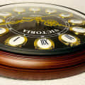 Kirby Roman Number Wooden Wall Clock - front_view