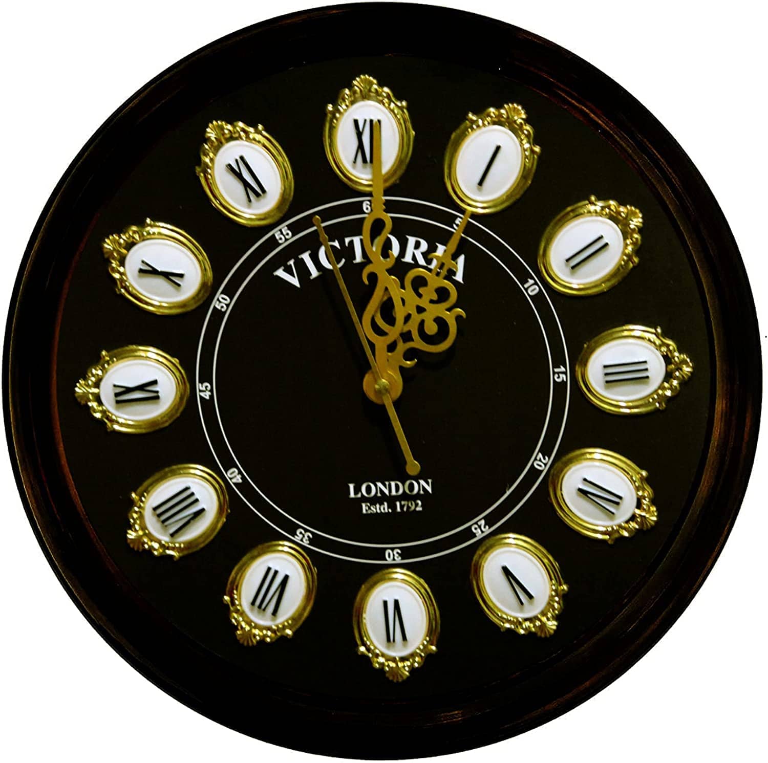 Kirby Roman Number Wooden Wall Clock