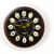 Kirby Roman Number Wooden Wall Clock - bottom_view