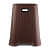 PLASTIC STOOL SEASON RUST BROWN - left_view