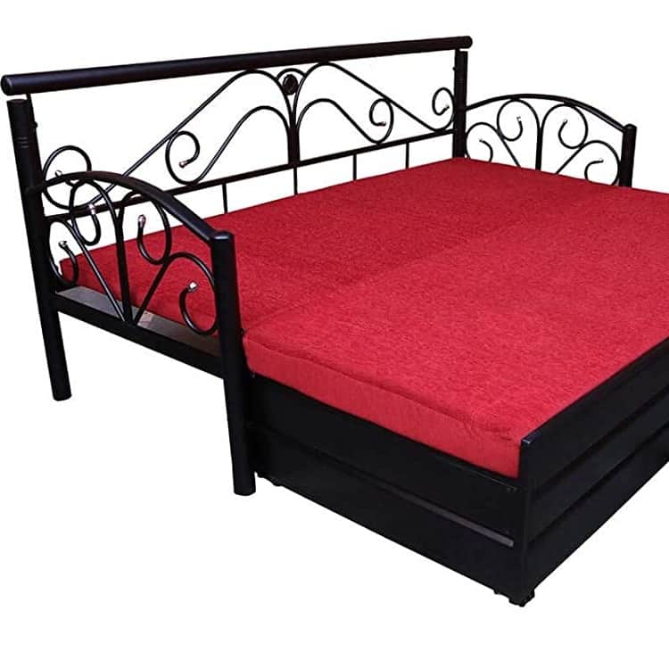 Hydraulic Sofa Cum Bed - left_view