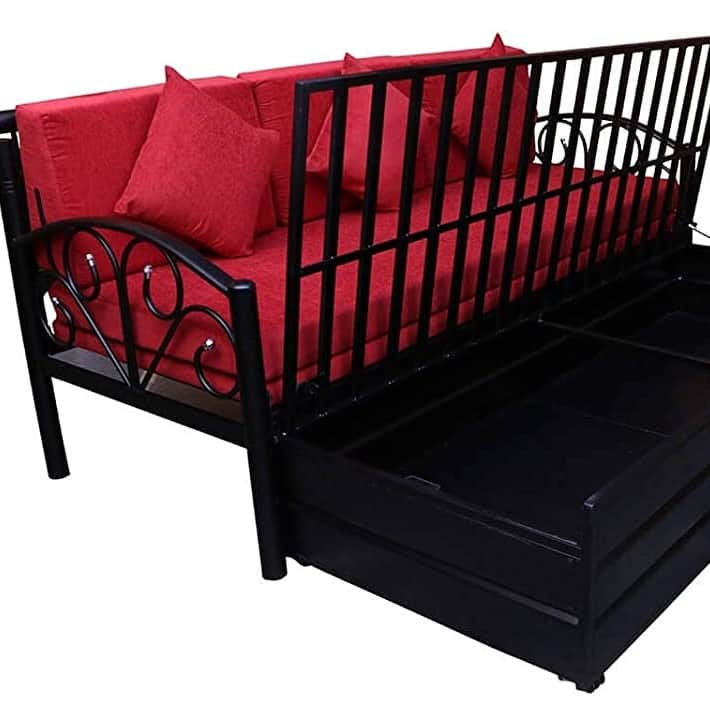 Hydraulic Sofa Cum Bed - right_view