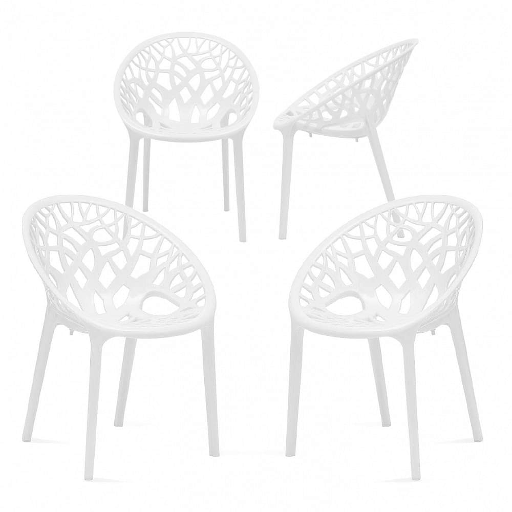 Crystal Chair And Table Set (4 chair) - photo