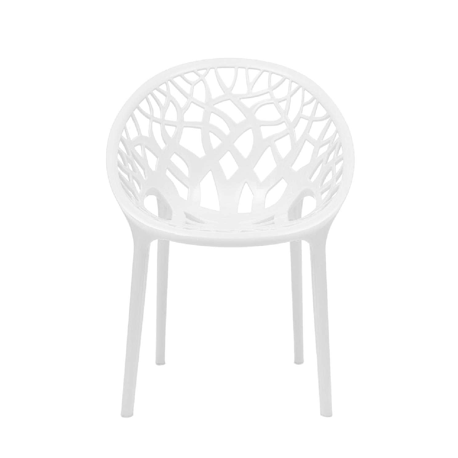 Crystal Chair And Table Set (4 chair) - front_view