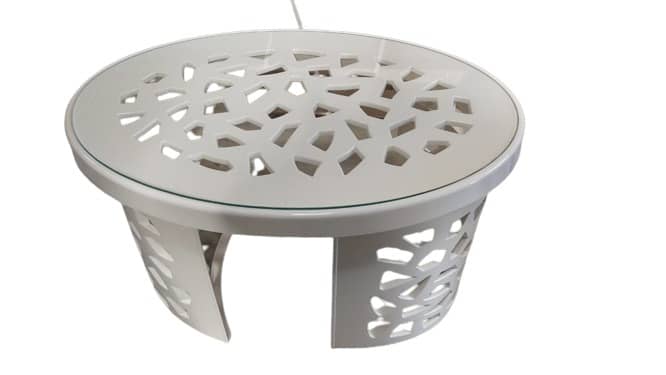 Crystal Chair And Table Set (4 chair)