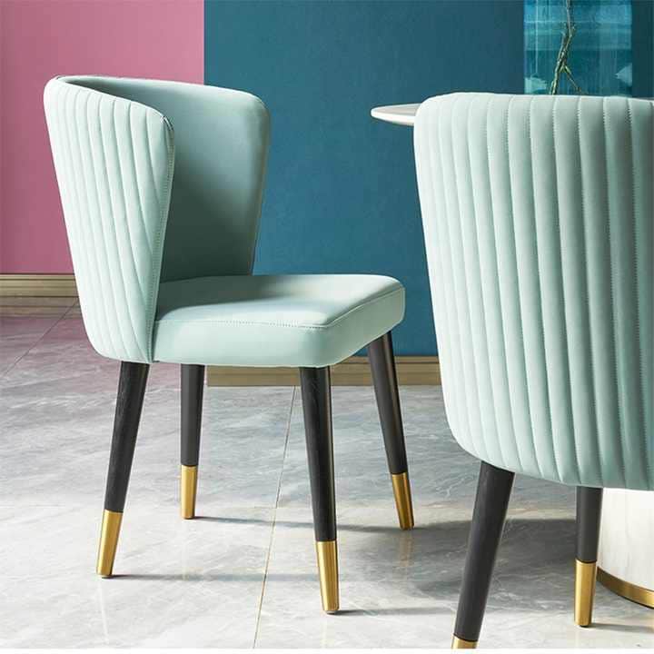 Denver Marble Dining Table With 6 Chairs - front_view