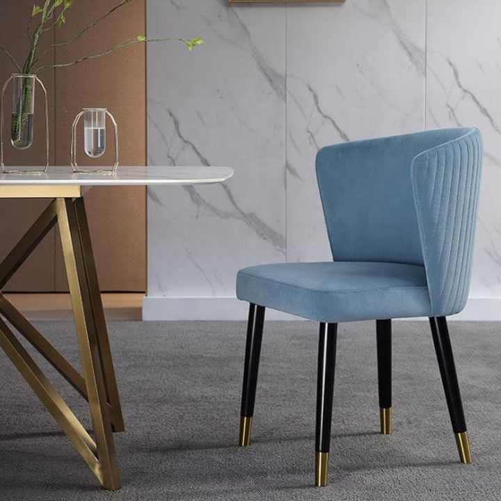 Denver Marble Dining Table With 6 Chairs - right_view