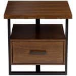 Orenburg Vintage Bed Side Table - top_view