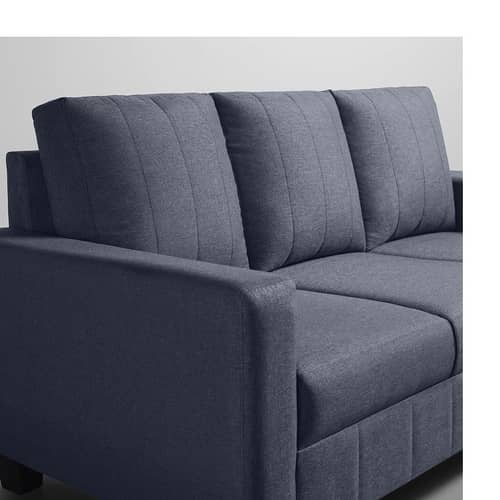Antalya 3 Seater Sofa Set  In Ocean Blue Colour