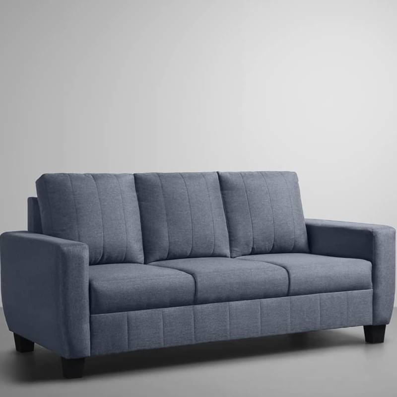 Antalya 3 Seater Sofa Set  In Ocean Blue Colour