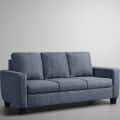 Antalya 3 Seater Sofa Set  In Ocean Blue Colour - bottom_view