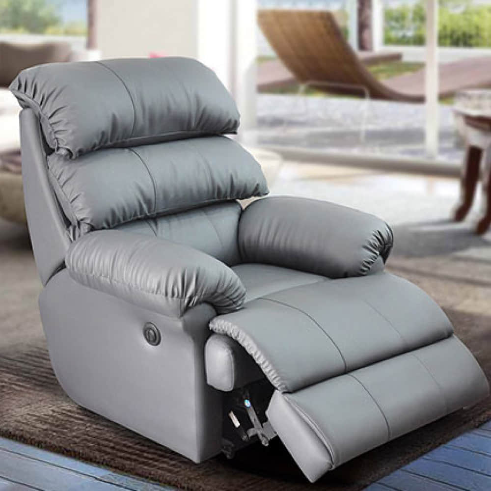 Recliner Sofa With Grey Color - photo