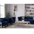 Ruwais Winchester Fabric Sofa (Cobalt Blue) - photo