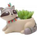 Cat resin Planter - top_view