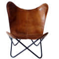 Mahogany Stevenson Butterfly Chair - top_view