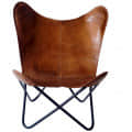 Mahogany Stevenson Butterfly Chair - left_view