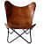 Mahogany Stevenson Butterfly Chair - left_view