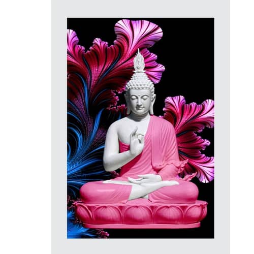 Buddha Ceramic Tile 12X8 Ft