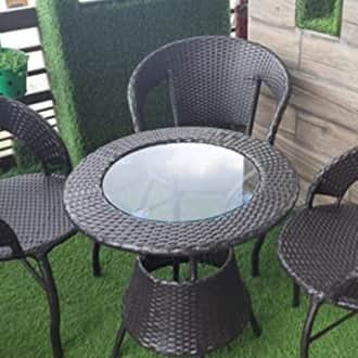 Garden Patio Seating Chair And Table Set - top_view