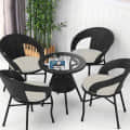 Garden Patio Seating Chair And Table Set - rear_view