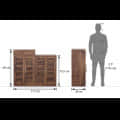 Walter Solid Wood Shoe Rack In Teak Finish - right_view