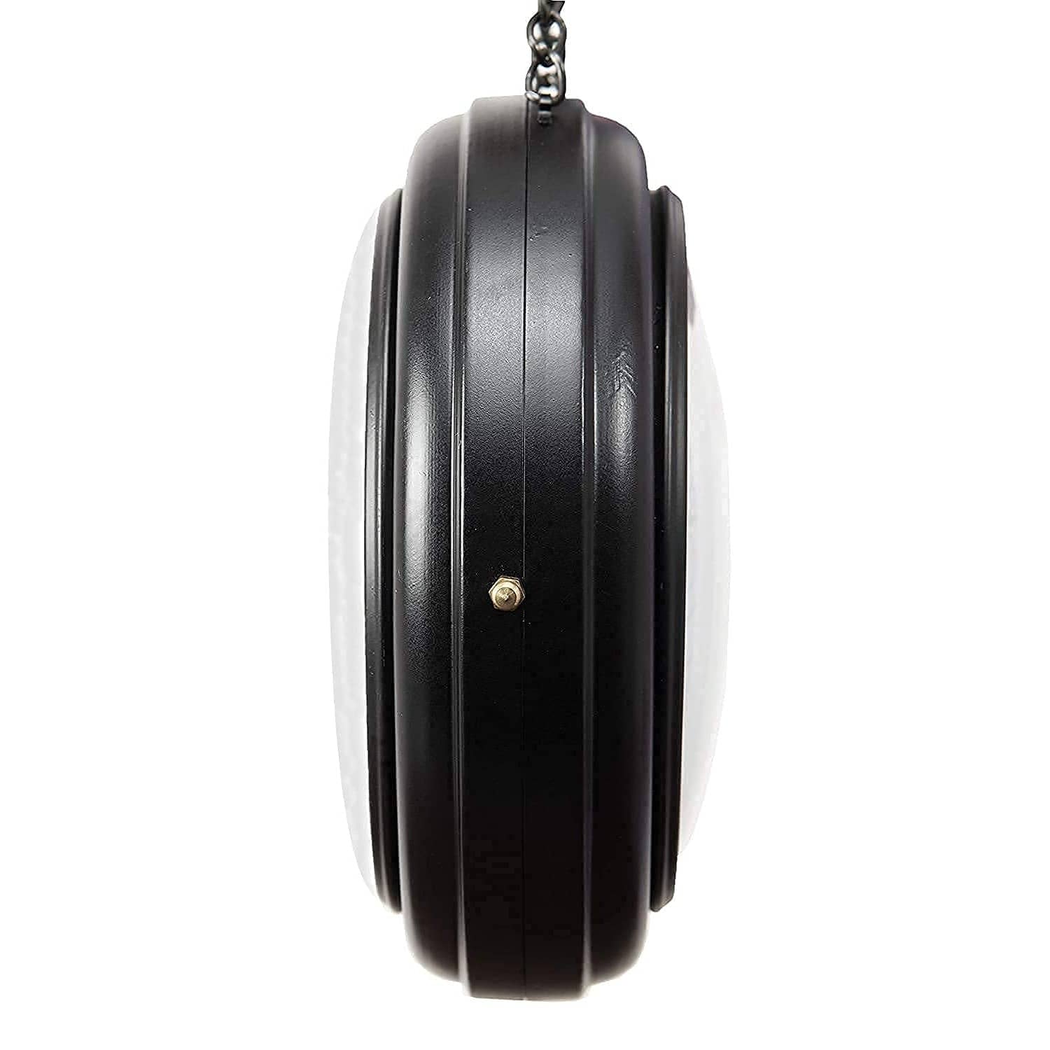 Retro Double Sided Wall Clock (Black)