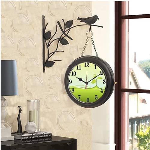 Vintage Retro Double Sided Antique Station Clock