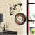 Thornley Metal Double Side Iron Wall Clock - photo