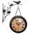Kirby Roman Antique Double Sided Station Clock (Yellow) - front_view