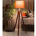Wooden Crafter Designer Corner Tripod Floor Lamp for Living Room & Bedroom (Multicolor, Pack of 1) - top_view