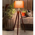 Wooden Crafter Designer Corner Tripod Floor Lamp for Living Room & Bedroom (Multicolor, Pack of 1) - rear_view