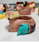 Resin Animal Shape Combo Planter- Pack of 6 - bottom_view