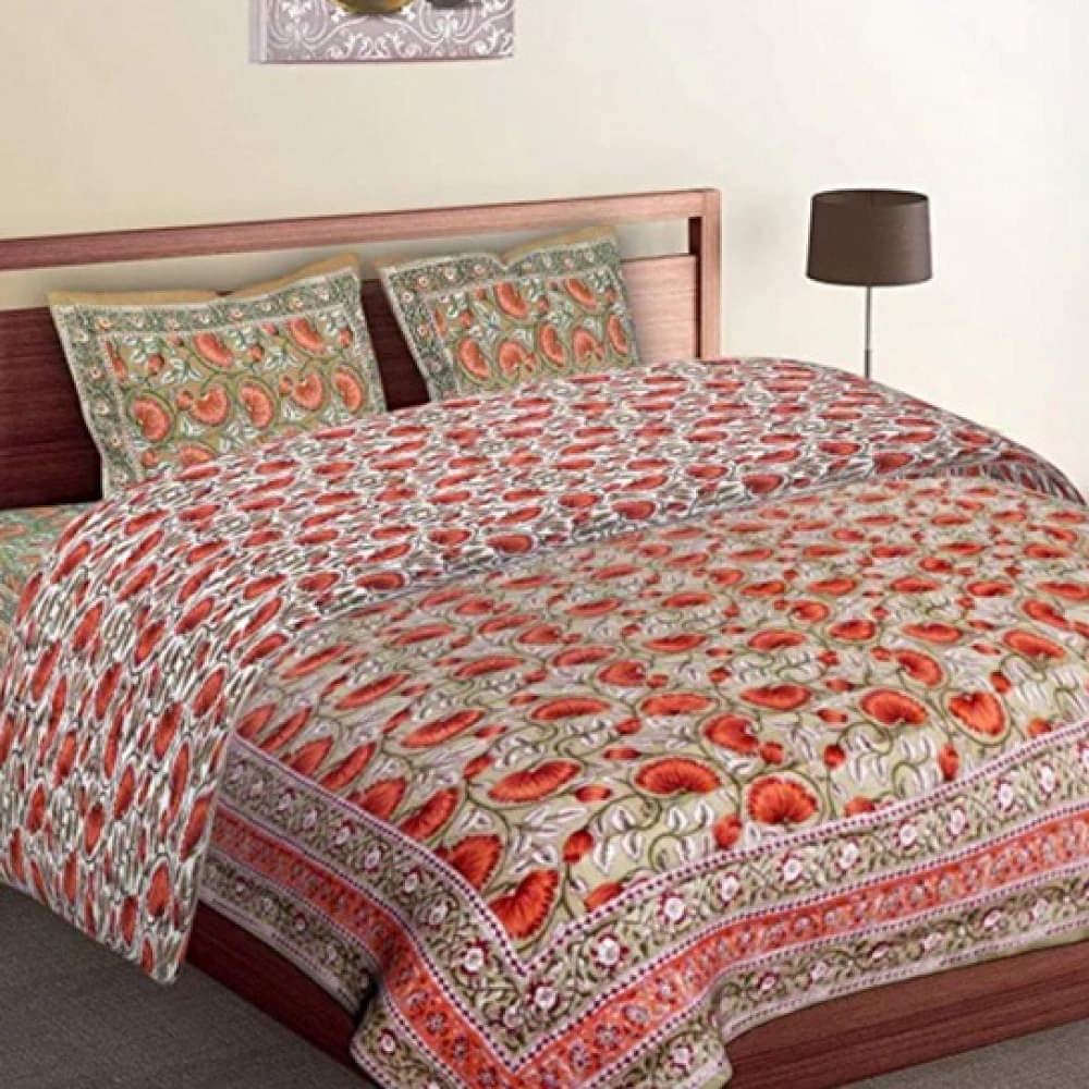 Floral Printed King Size Rajai - photo