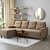 Modern Upholstered Sofa With Ergonomic Design (3+2) - photo