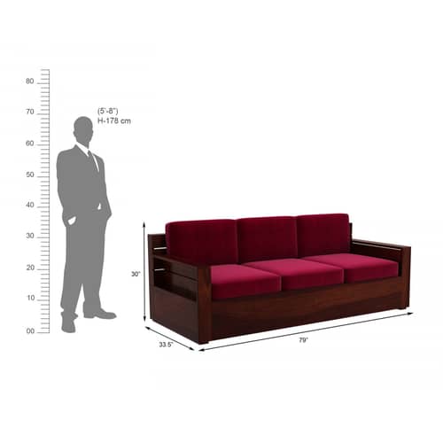 Euclid Luxury Wooden Sofa Set