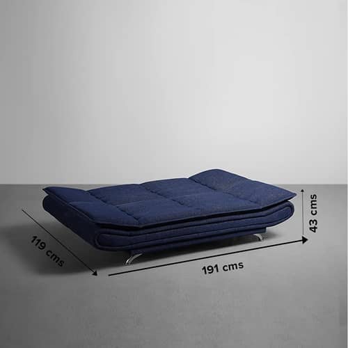Bedford Sofa Cum Bed In Blue