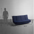 Bedford Sofa Cum Bed In Blue - left_view