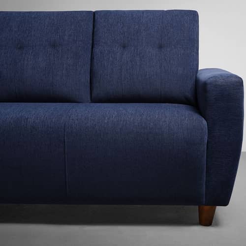 Athens Sofa with Lounger In Alice Blue Color