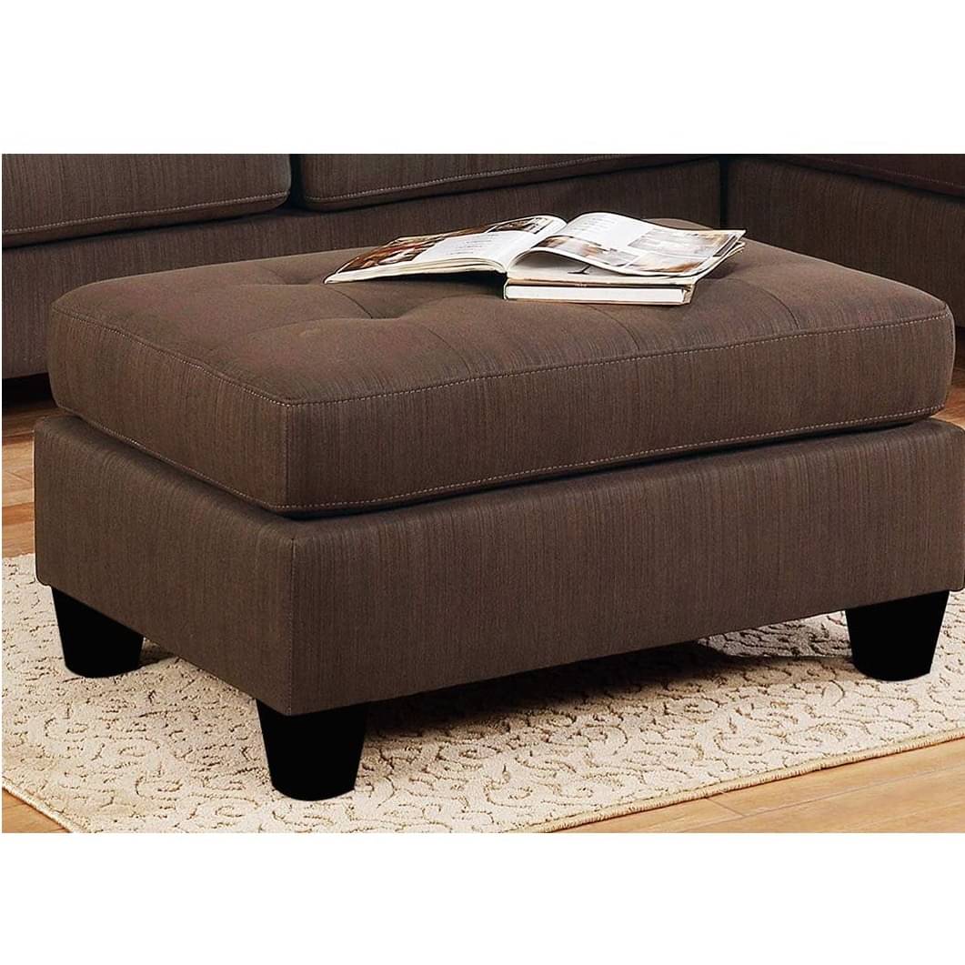 Choco Brown L Shape Sofa Set