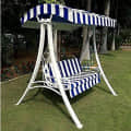 Oonjal Solid Iron 3 Seater Swing - front_view