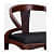 Lisa Wooden Arm Chair - rear_view