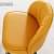 Monet Backrest Café Stool In Yellow - left_view