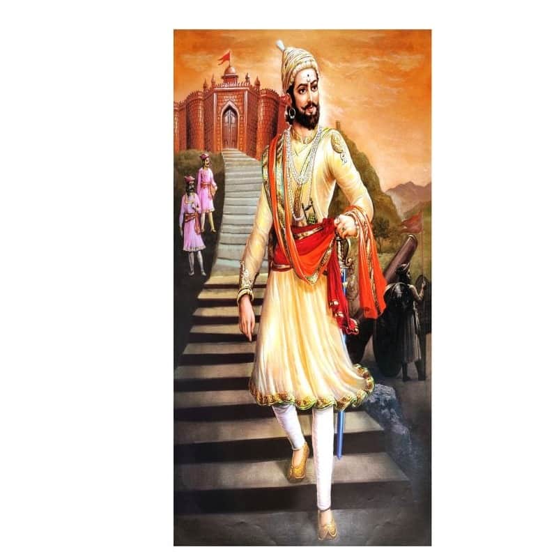 Chatrapati Shivaji Maharaj Wall Tile - top_view