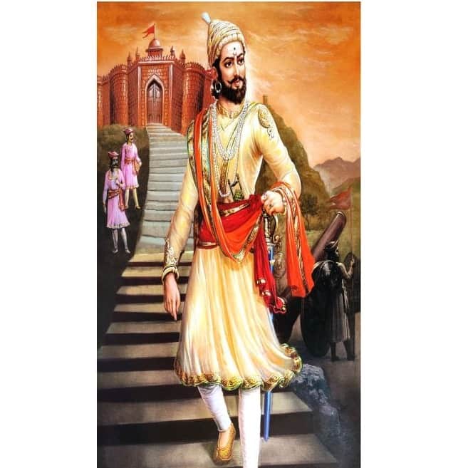 Chatrapati Shivaji Maharaj Wall Tile - rear_view