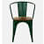 Café Chair With Lisa Wooden Seat - front_view
