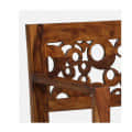 Tiffany Modern Café Chair in Dark Brown - front_view